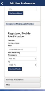 screenshot where to register mobile number