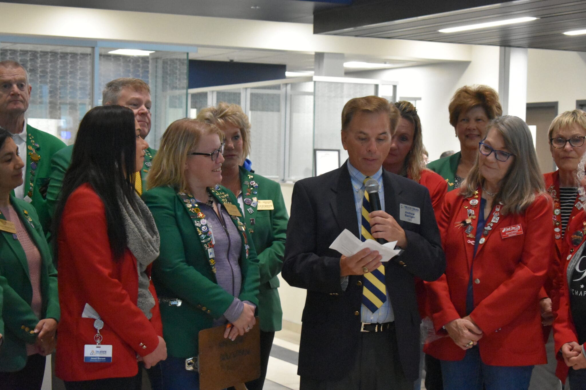 employees celebrating