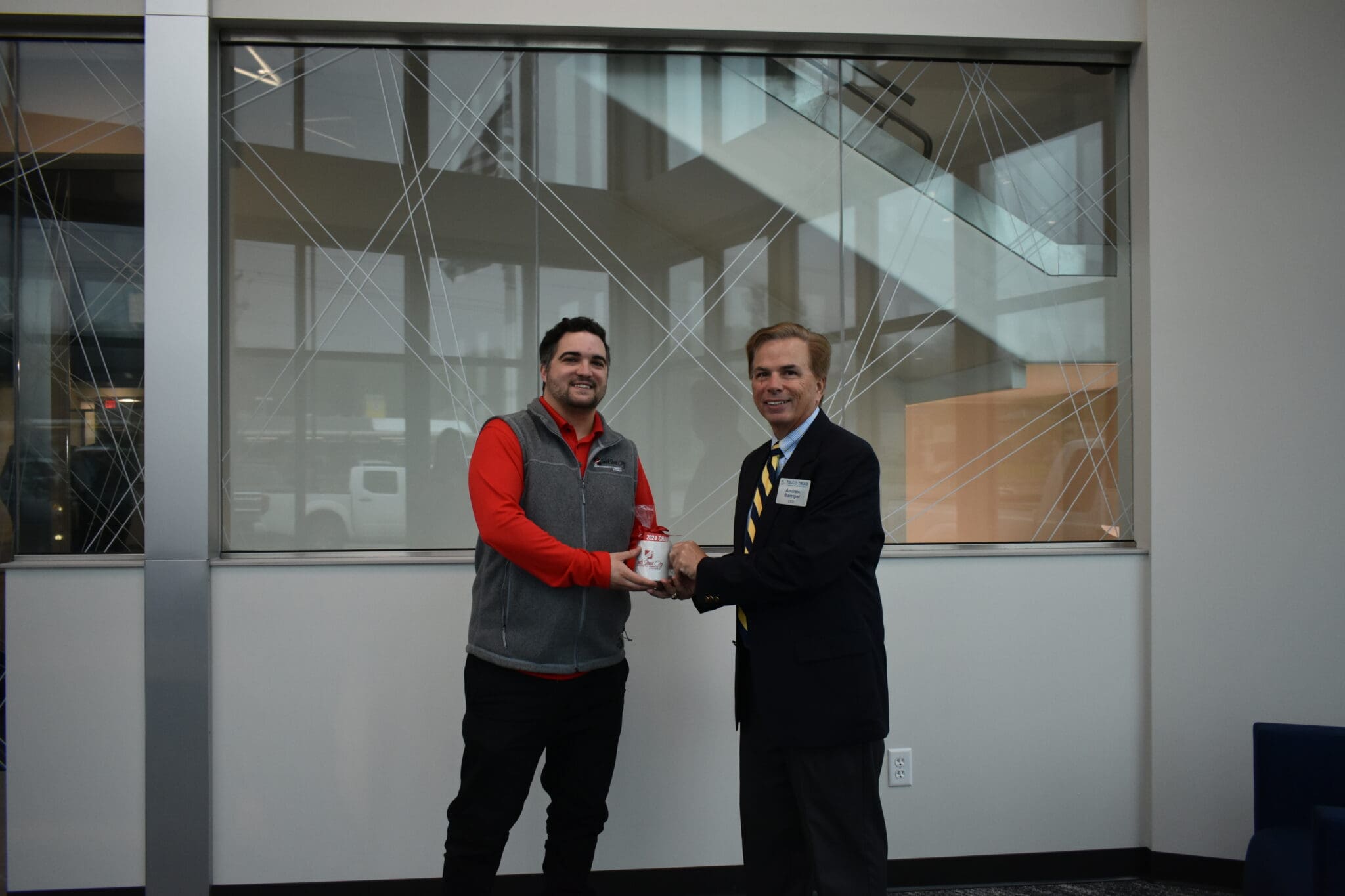 employees celebrating