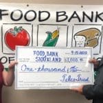 Telco Triad Donates $1000 to Food Bank of Siouxland