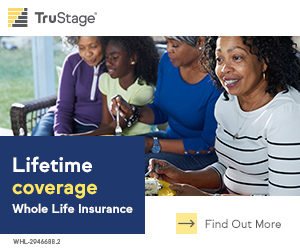 TruStage Insurance Agency. Lifetime coverage. Whole Life Insurance. Fi